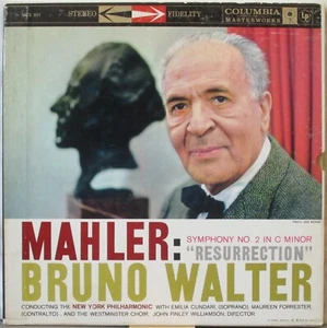MAHLER Symphony No. 2 “Resurrection” 2-LP New York Philharmonic, BRUNO WALTER - Picture 1 of 4