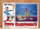 PIPPO OLIMPIONICO fotobusta poster Disney Superstar Goofy Body Building BA11