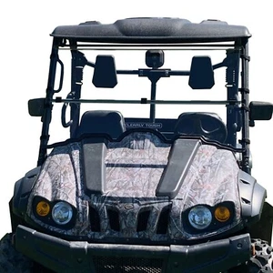 Hisun HS500 / HS700 Full Folding Windshield by Clearly Tough - SR Lexan - Picture 1 of 3