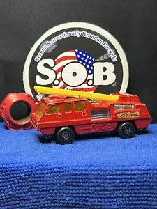 Lesney Matchbox 1975 No 22 Blaze Buster Fire Engine Truck Red Diecast VG Cond - Picture 1 of 9
