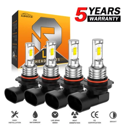 For Buick Park Avenue 1998-2005 LED Headlights Bulbs Conversion Kit Super Bright - Image 1 of 4