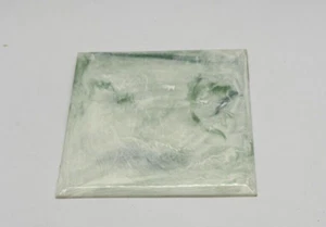 VINTAGE Green Mint White "MARBLE" PLASTIC TILE 4 1/4" ECON-O-TILE by Wilson - Picture 1 of 5