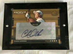 2003 UD SP SIGNATURE SWINGS CHRIS DIMARCO 46/50 AUTO AUTOGRAPH GOLF UPPER DECK - Bild 1 von 3