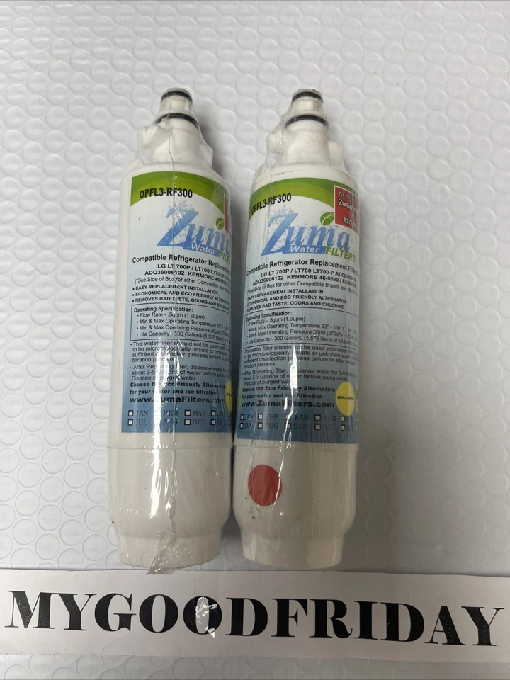 COMPATIBLE Kenmore/ LG Water & Ice Filter ZWFL7-RF300 MADE IN THE USA  Pack Of 2 - Image 1 of 4