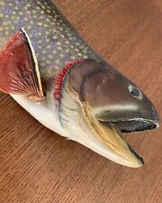18.5” Brook Trout Real Skin Taxidermy Fish Mount