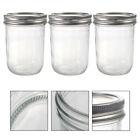 3 Ball Wide Mouth Mason Jars 500ml for Canning, Fermenting, Pickling