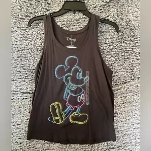 Disney Mickey And Friends Mickey Mouse Neon Line Portrait Tank Top - Picture 1 of 6