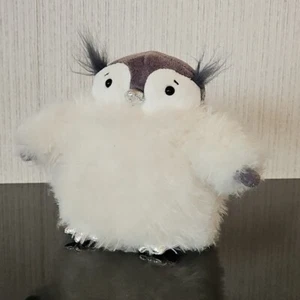 Jellycat Divine Penguin Plush Fabulous Friends Fuzzy Chick Gray White Macaroni - Picture 1 of 12