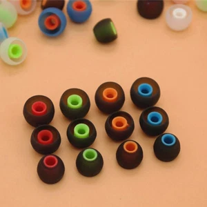 6 Pairs 12 PCS 3.8mm Soft Silicone In-Ear Earphone  Earbud Tips T8Z9 - Picture 1 of 12