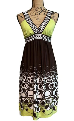 City Triangles Womens Polka dot Stretch Sun Beach Club Party Dress Sz M - Image 1 of 4
