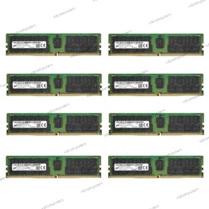 2x 4x 8x Micron 64GB 2933MHz Server Memory PC4-2933Y 2Rx4 RDIMM ECC REG RAM - Picture 1 of 7