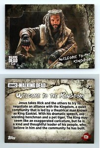 Kingdom #92 The Walking Dead Road To Alexandria 2018 Topps Trading Card