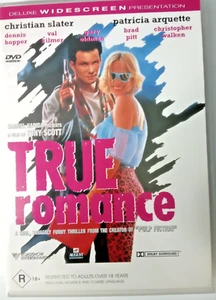 True Romance DVD (1993) Christian Slater Patricia Arquette Dennis Hopper REG 4 - Picture 1 of 2