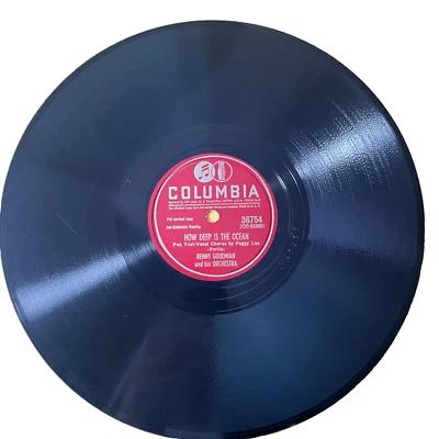 Benny Goodman And Orchestra 36754 My Old Flame/How Deep Is The Ocean - Image 1 of 4