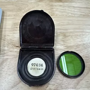 Vintage Carl Zeiss Ikon Filter 974/14 GR10 With Original Case - Picture 1 of 9