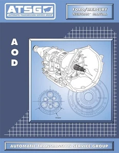 Libro de revisión de transmisión manual reconstruida AOD ATSG para Ford Lincoln Mercury - Imagen 1 de 1