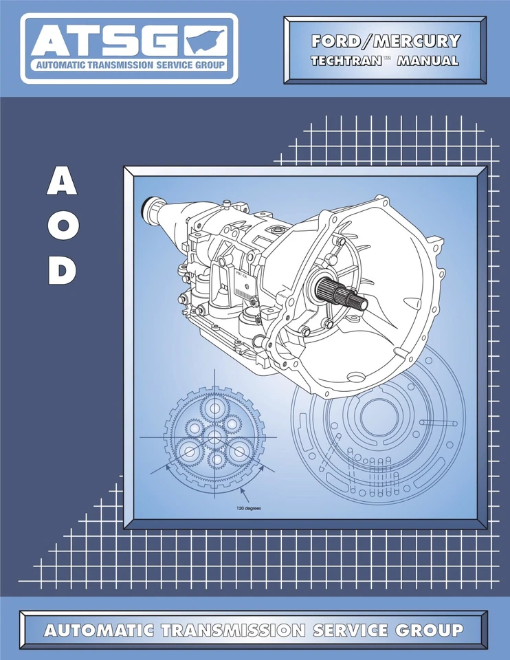 AOD ATSG Rebuild Manual Transmission Overhaul Book for Ford Lincoln Mercury - Image 1 of 1