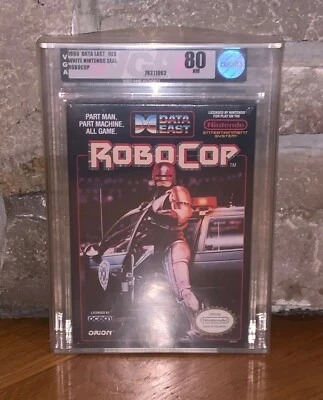 Brand New NES RoboCop Factory Sealed H-Seam VGA Graded 80 Nintendo Game - Image 1 of 4