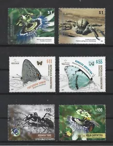 Argentina 2009, 2017, 2022 Insects Butterflies Mercosur Complete Three MNH Sets - Picture 1 of 1