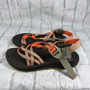 Chaco Classic Multicolor Terrain Hiking Sport Sandal Women’s Size 7 Coral - Picture 1 of 9