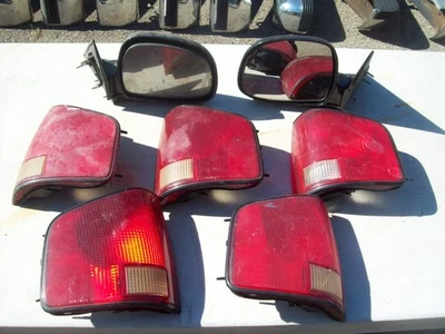 1995-1997 Chevrolet S10 Blazer GMC Jimmy Sonoma taillights door mirrors OEM - Image 1 of 3