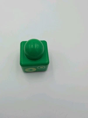 1x Lego Duplo Primo Bau Stein 1x1x1 grün bedruckt Ringe Baby 31000pb25 - Bild 1 von 3
