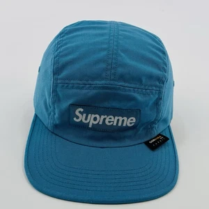 Supreme Cordura Camp Cap Hat Blue Season 18 Box Logo - Picture 1 of 8
