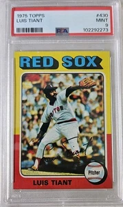 1975 Topps #430 Luis Tiant Psa 9 !! - Picture 1 of 2