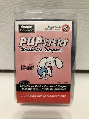 Pañales lavables Pupsters azules nuevos en paquete tamaño pequeño Foto 1 de 4