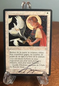 MTG Swords To Plowshares Signed Kaja Foglio Artist Proof French Ice Age AP - Picture 1 of 2