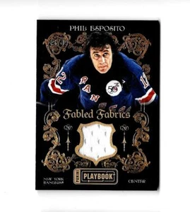 Phil Esposito 2013-14 Panini Playbook Fabled Fabrics GW Jersey Swatch #'d 6/99 - Picture 1 of 1