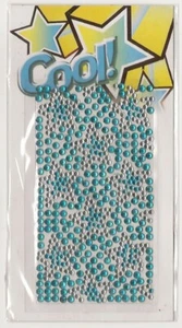 Cool ! - Autocollant Bling - Turquoise - 2,0" x 3,5" - Neuf - Photo 1 sur 3
