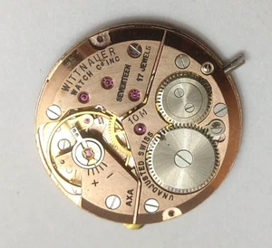 WITTNAUER Silhouette D 17 Jewel 10M Peseux 7000 Movement Dial Crown 2 Piece Stem - Picture 1 of 7