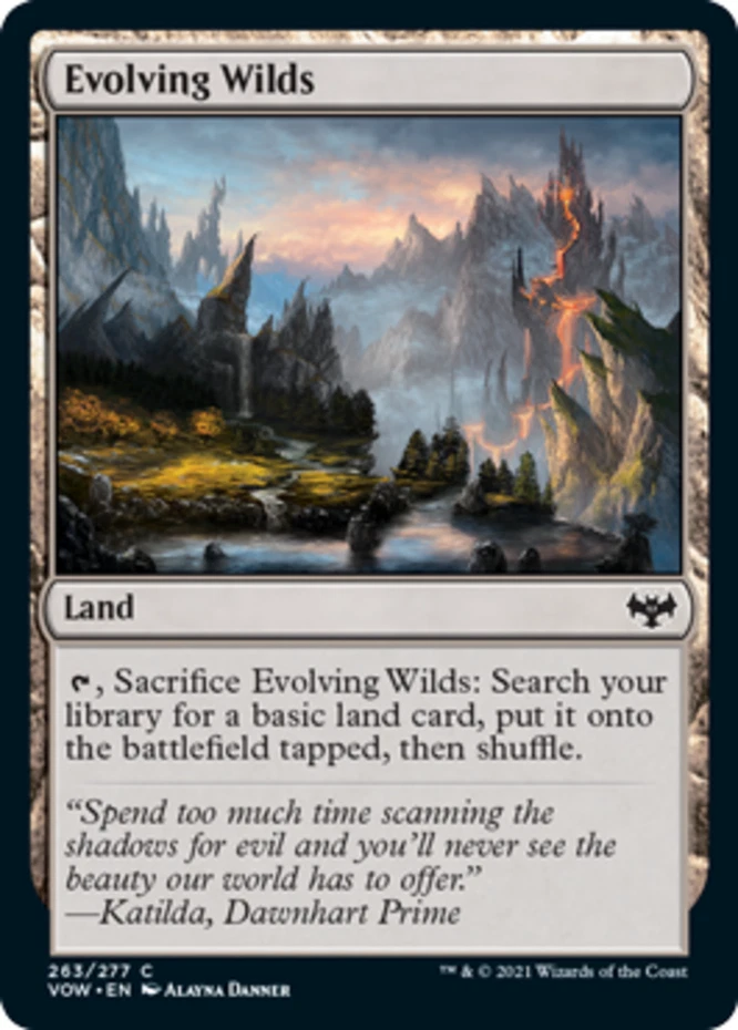Innistrad: Crimson Vow - Evolving Wilds - Foil - Image 1 of 1