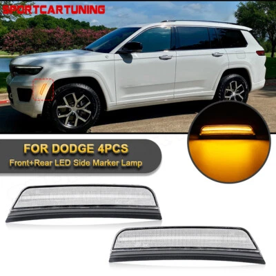 Smoked LED Side Marker Light For 2021 2022 2023 2024 Jeep Grand Cherokee Utility - Image 1 of 4