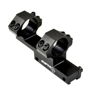SNIPER 1" Dovetail Offset Scope Mount Rings 1pc, 1 inch 25mm Diameter Fits All Dovetail