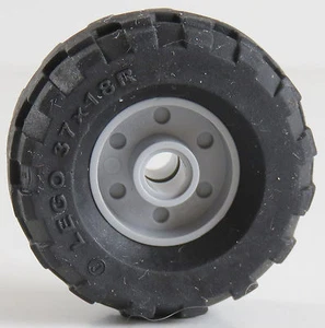 LEGO Technic-Reifen / Tire 37 x 18R mit Felge, hell blaugrau # 55981c04 - Bild 1 von 3