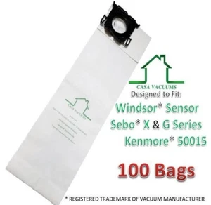 Casa Vacuums Windsor Sensor & Versamatic-Plus Bolsas de Vacío También Sebo (Paquete 100) - Imagen 1 de 5