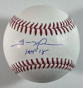 TREVOR HOFFMAN “HOF 18” SIGNED AUTOGRAPHED MLB BASEBALL PADRES BECKETT BAS COA - Picture 1 of 2
