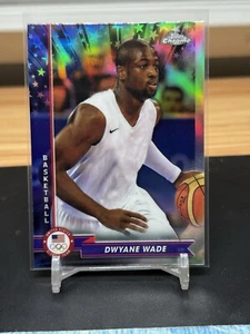 2024 Topps Chrome Olympics Dwayne Wade Refractor Team USA  - Bild 1 von 2