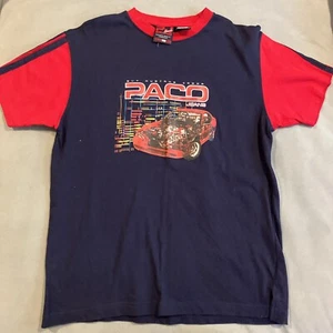 Vintage - Paco Jeans - SVT MUSTANG COBRA - Double Sided T Shirt - Youth Large - Picture 1 of 5