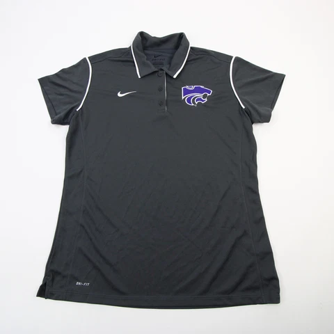 Kansas State Wildcats Nike Dri-Fit Polo Women's Gray New Cover