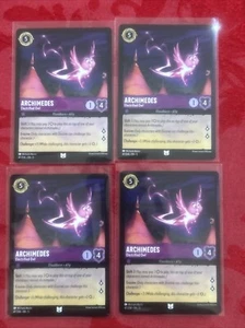 4x Disney Lorcana Shimmering Skies - Archimedes - Electrified Owl #47/204 NM x4 - Picture 1 of 7