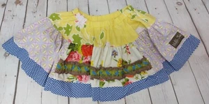 Matilda Jane Girls Size 4 Apron Skirt Oh Molly, Hammond Bay, Polka Dots & Floral - Picture 1 of 8