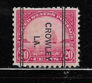 Louisiana Precancels - Crowley 243 - 20c 1922 Down DLE - Picture 1 of 1