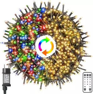 Luci Albero Di Natale - 40M 400 LED Luci Di Natale Da Esterno IP44 Impermeabile - Foto 1 di 15