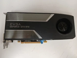 EVGA NVIDIA GEFORCE GTX 970 4GB 04G-P4-1972-KR Video Graphics Card - Picture 1 of 5