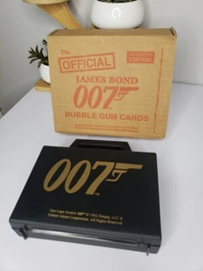 James Bond 007 BUBBLE GUM CARDS 1997 DALEON w/ Box Black Briefcase Look NEW - Picture 1 of 6