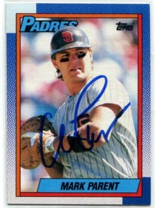 MARK PARENT Signed 1990 Topps Baseball Authentic Autograph #749 - Picture 1 of 1