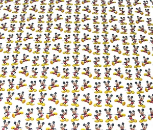 Papel álbum de recortes SandyLion 12 x 12 Disney MICKEY MOUSE Strike a Pose - 5 hojas - Imagen 1 de 2